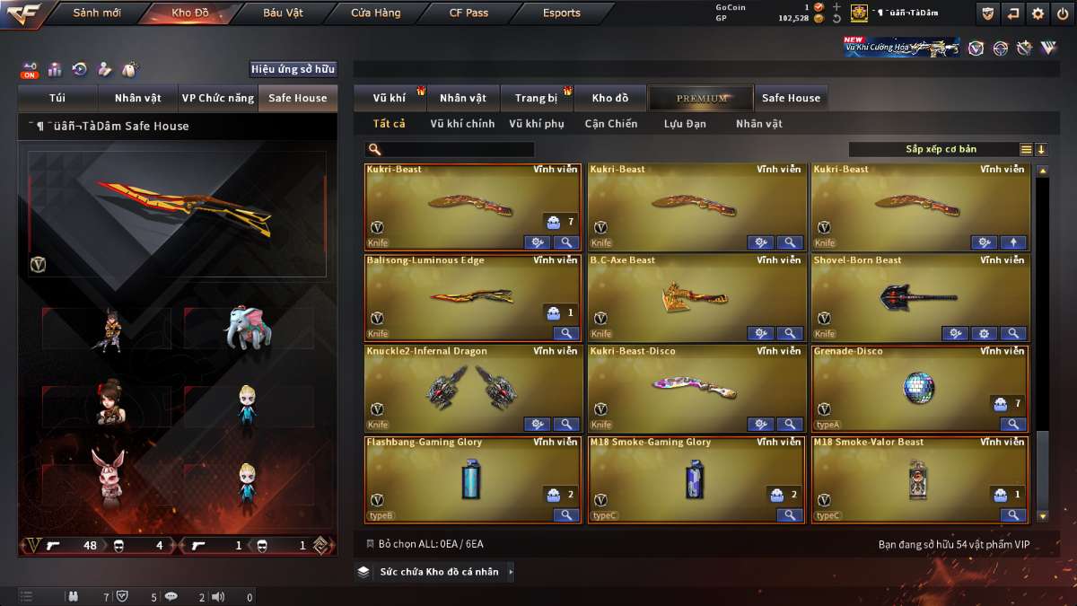 shop acc cf uy tin gia re